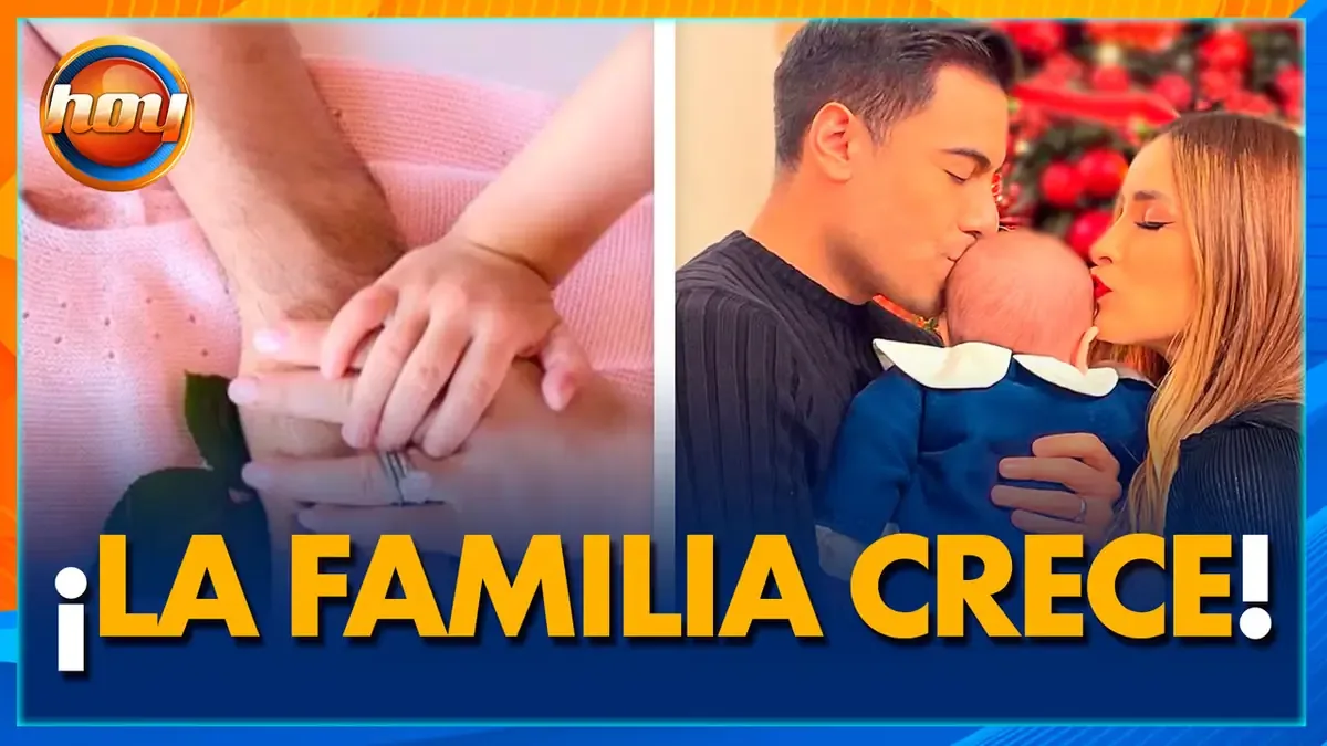 La pareja comparte su felicidad por la llegada de una nueva integrante a la familia.