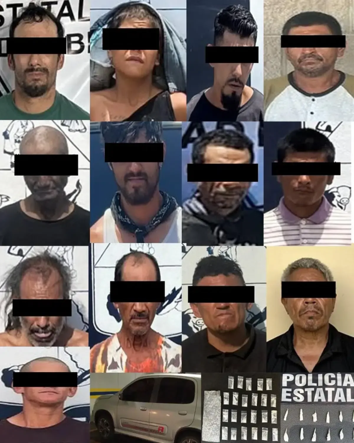 La Policía Estatal detiene a 25 personas y fortalece la seguridad en varios municipios.