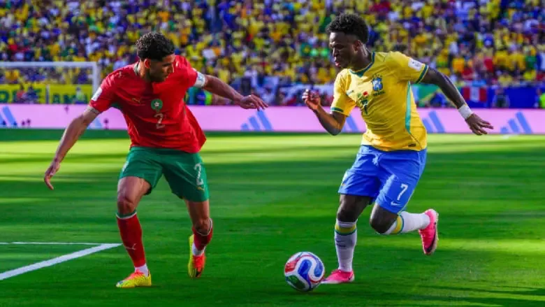 Boualem Khoukhi anotó en el último minuto, llevando a Catar a su primer punto en la Copa del Mundo.