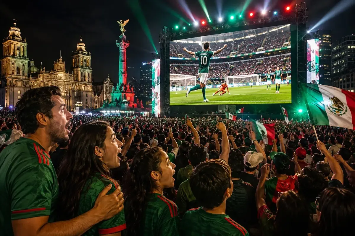 Disfruta de la Copa del Mundo en espacios públicos de la ciudad.