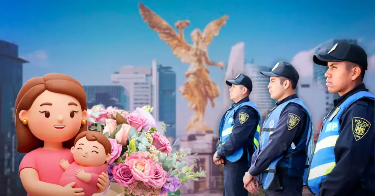 La seguridad se refuerza en la Ciudad de México para el Día de las Madres.