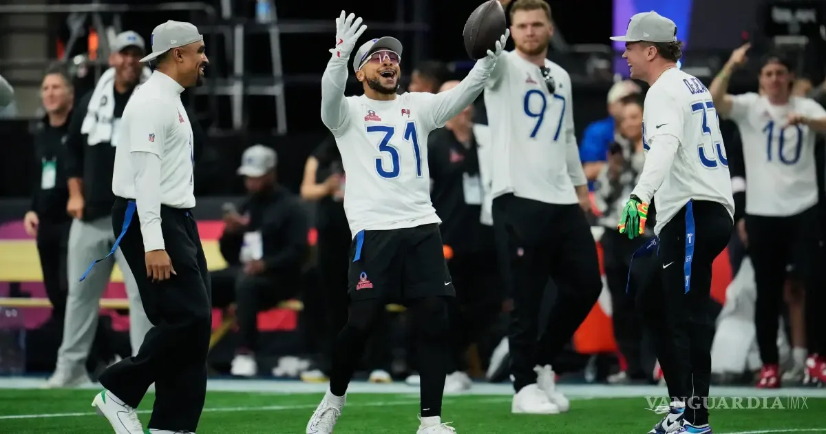 Celebración de la Conferencia Nacional tras su victoria en el Pro Bowl Games 2026.
