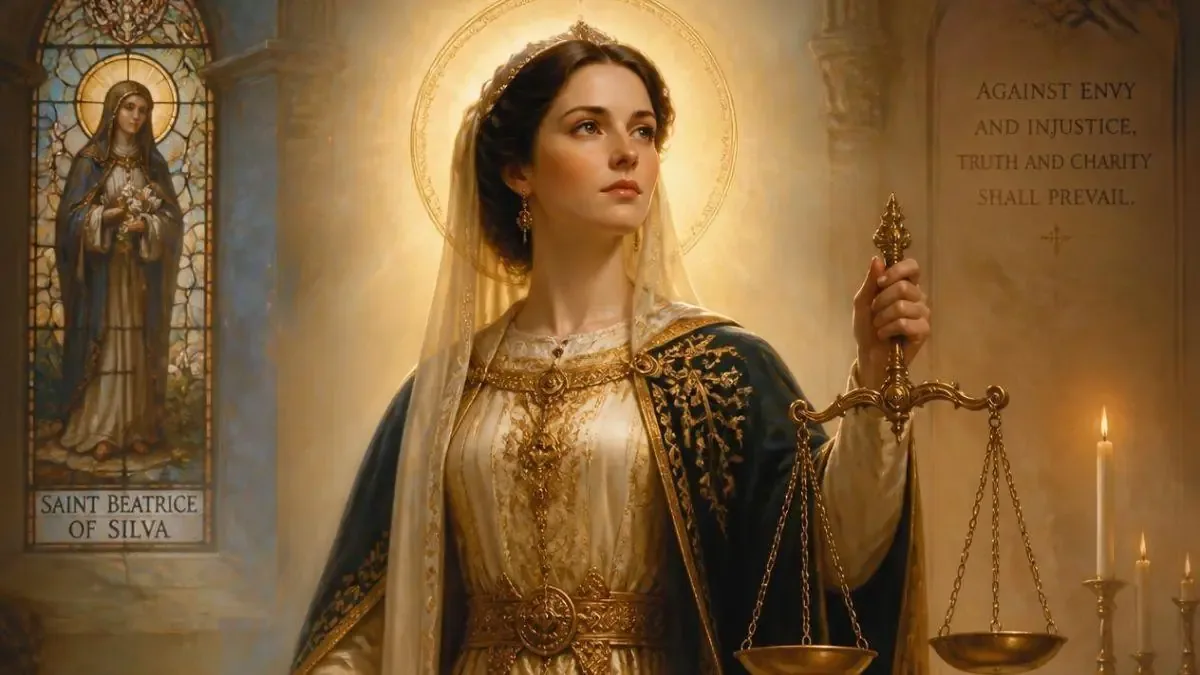 Santa Beatriz de Silva, fundadora de la Orden de la Inmaculada Concepción, es conmemorada hoy.