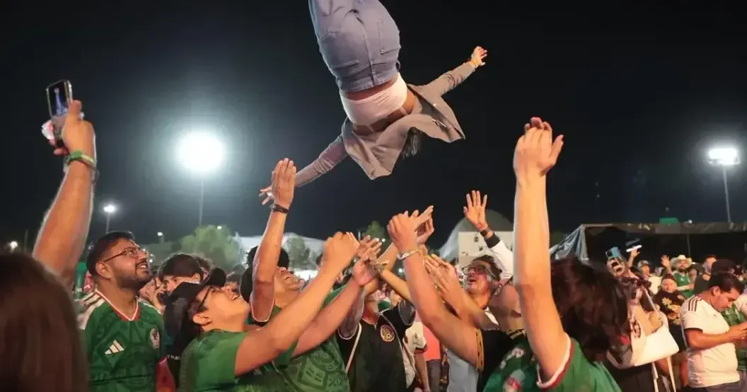 Gran ambiente festivo en Saltillo tras el partido entre México y Ecuador durante el FUTFEST 2026.