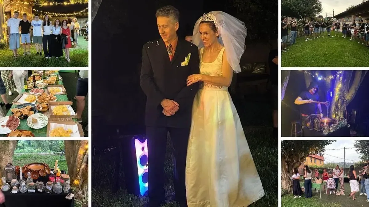 Marga y Jacobo reúnen a familia y amigos para conmemorar un amor duradero en su finca de Bembrive.
