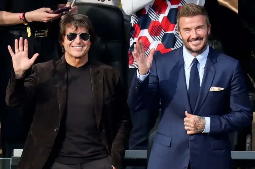 Estrellas como David Beckham y Tom Cruise llegaron para disfrutar del evento deportivo en Los Ángeles.