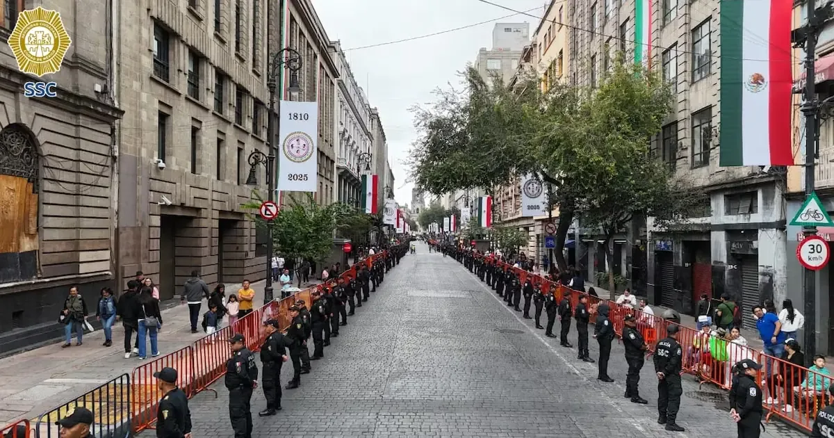 La CDMX implementa cortes viales previos al Desfile Cívico-Militar de la Independencia.