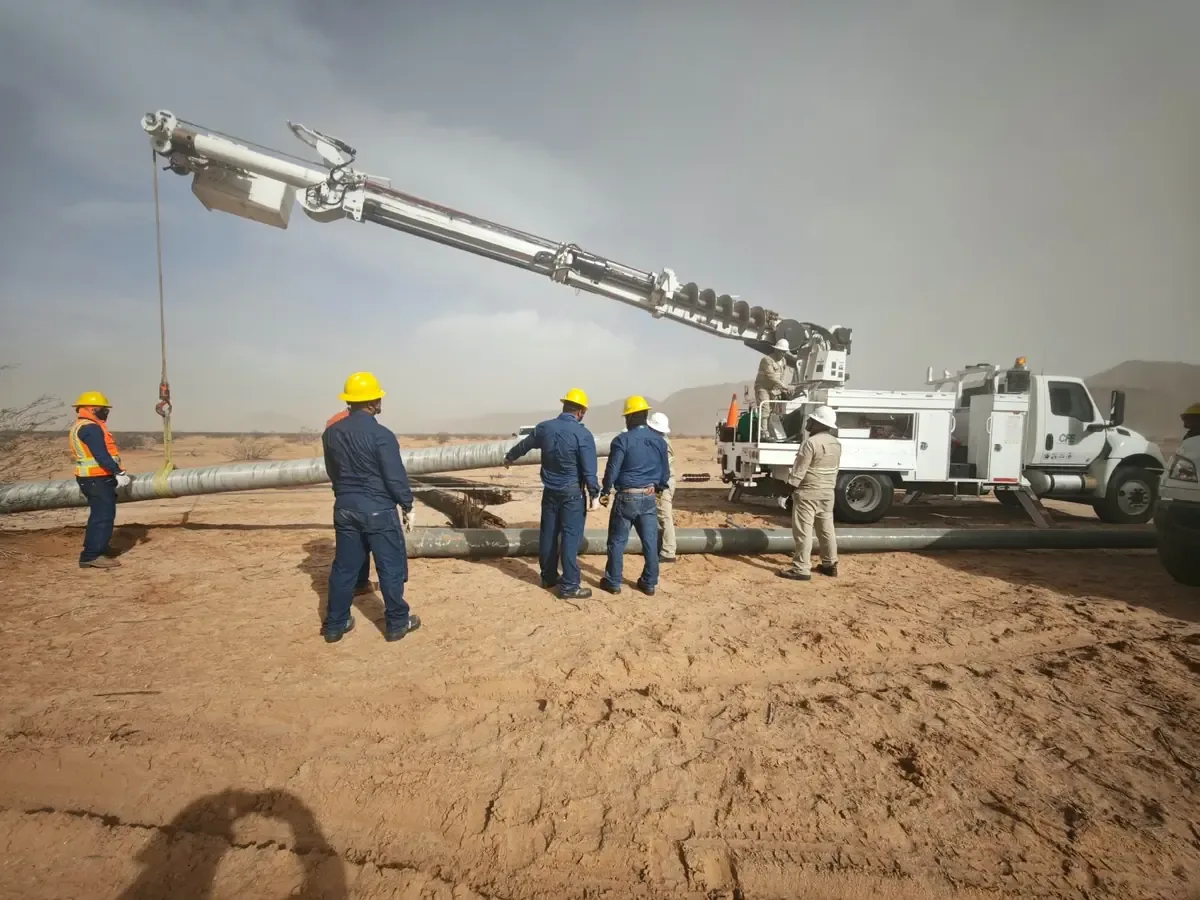 La CFE actúa ante fallas eléctricas ocasionadas por el ciclón post-tropical Rachel en Tijuana y otras localidades.