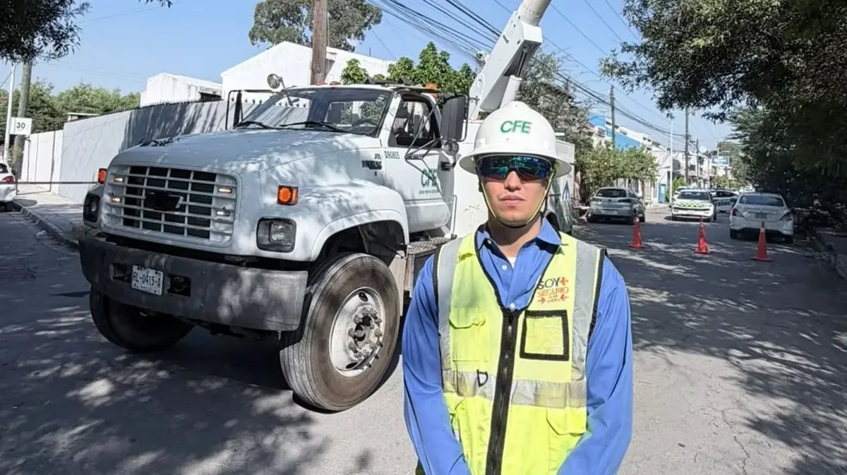La Comisión Federal de Electricidad llevará a cabo trabajos de mantenimiento en la red eléctrica de la zona.
