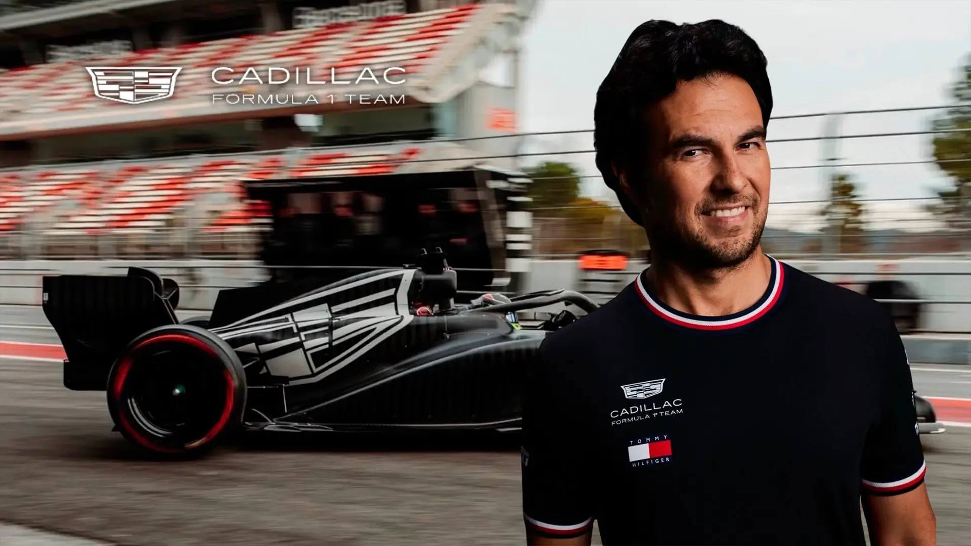 Checo Pérez y Cadillac presentan su traje de carrera para F1 2026.