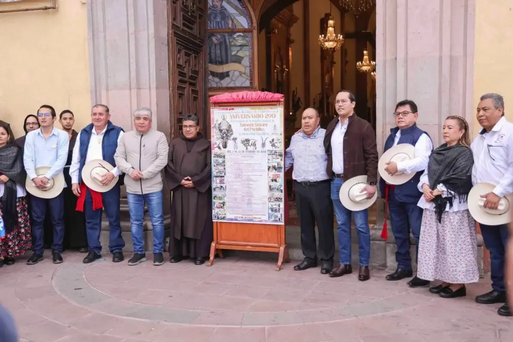 Chepe Guerrero durante la inauguración de las Fiestas Tradicionales en El Pueblito.