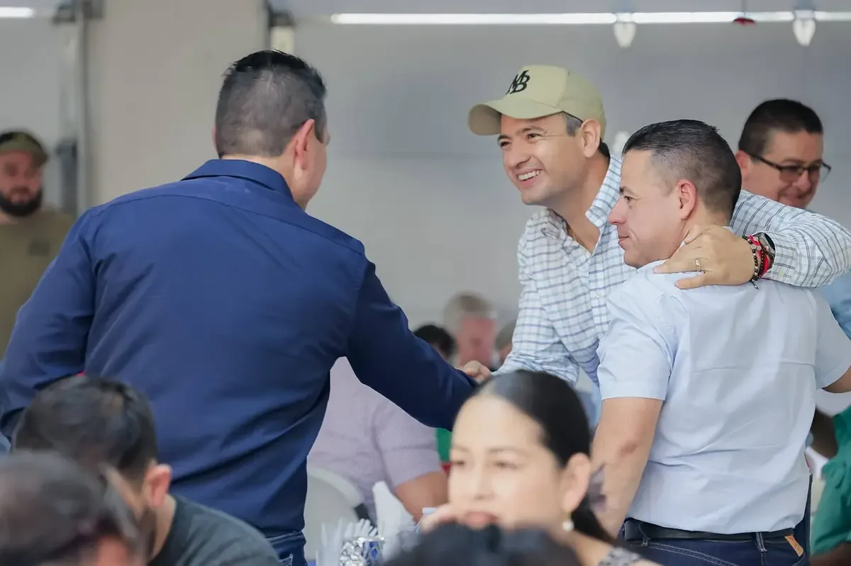 Marco Bonilla destaca avances en seguridad y empleo en su visita a Rubio y Cuauhtémoc.