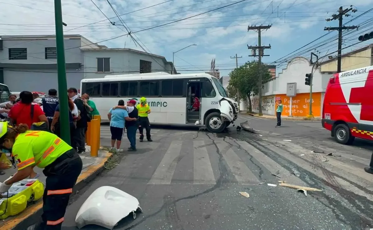 El incidente ocurrió en el centro de Monterrey durante el regreso de actividades relacionadas con la presidenta.