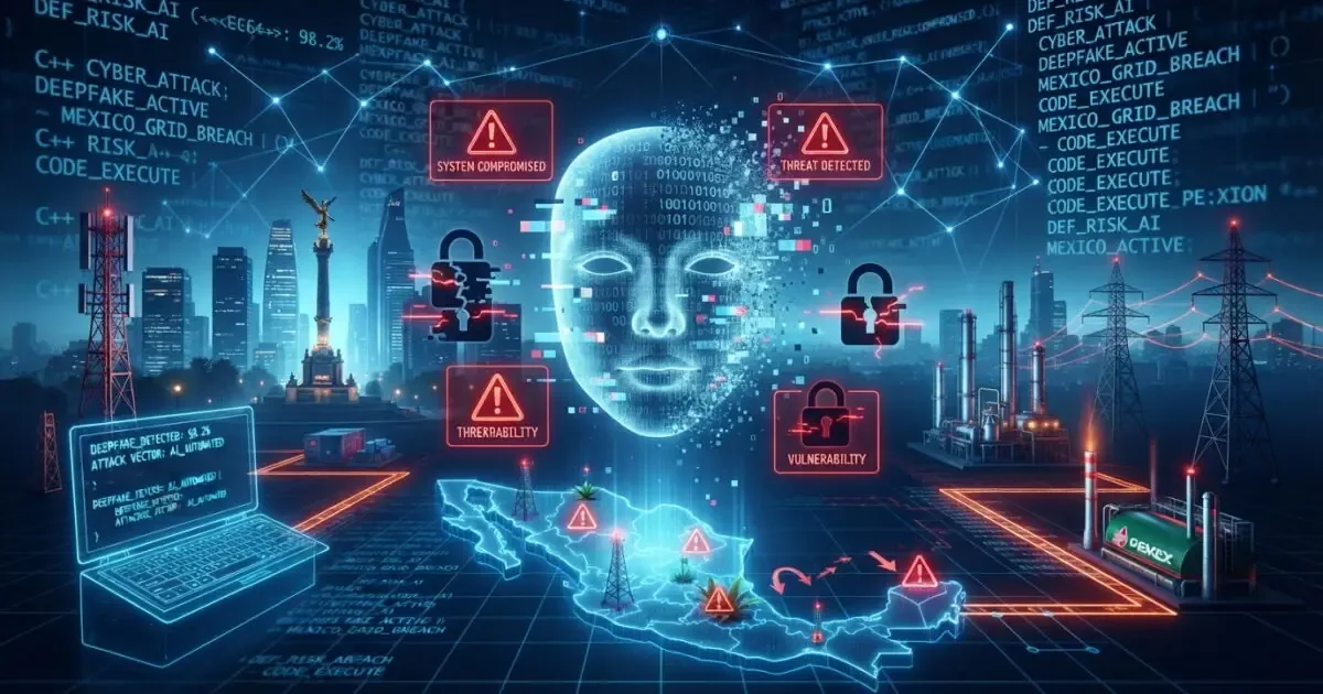 La creciente amenaza de la inteligencia artificial expone vulnerabilidades en la ciberseguridad de las empresas mexicanas.