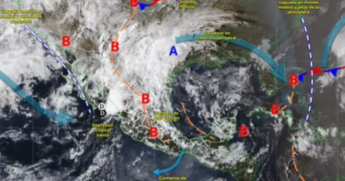 El fenómeno meteorológico puede causar deslaves e inundaciones en varias entidades del país.