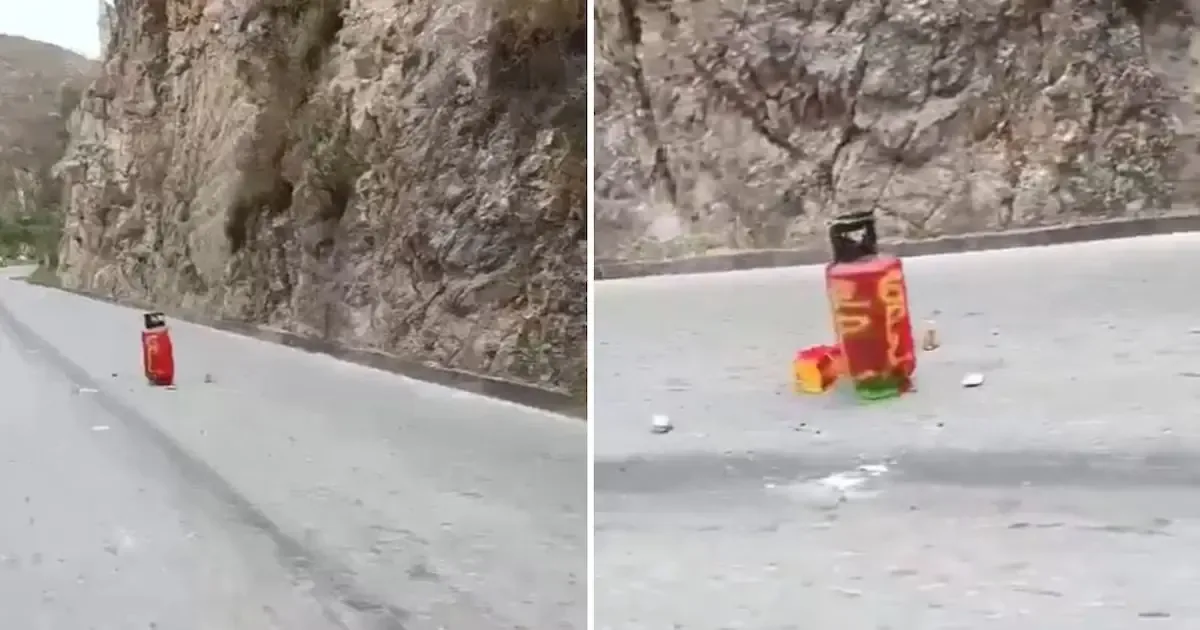 La alerta por un cilindro en la carretera Ocaña–Ábrego genera preocupación entre los conductores.