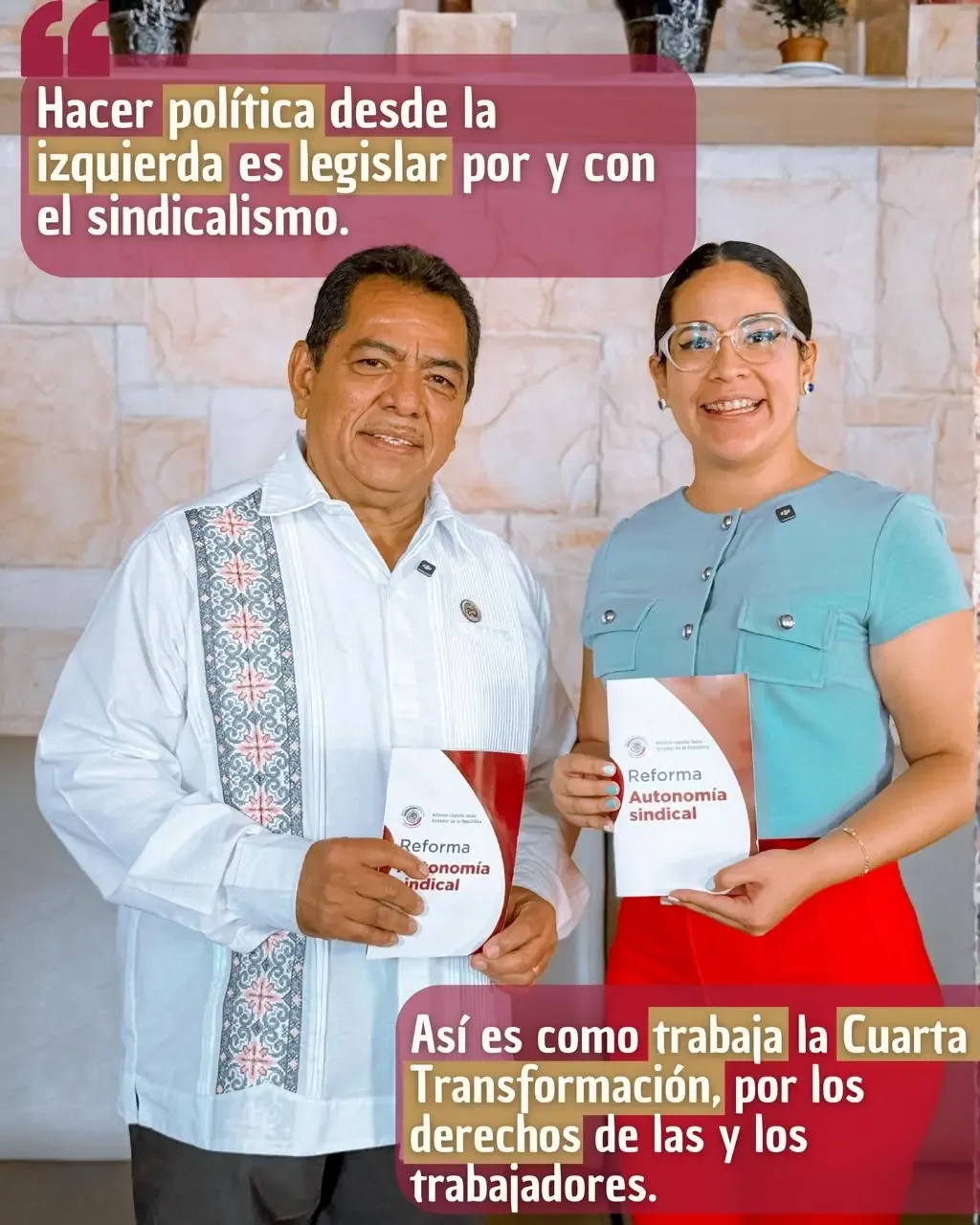 Citlali Calixto presenta su iniciativa para fortalecer la autonomía sindical en Guerrero.