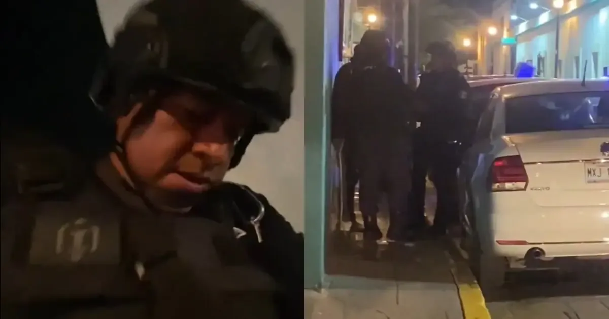 Un ciudadano fue golpeado por policías mientras grababa un abuso policial en Oaxaca de Juárez.