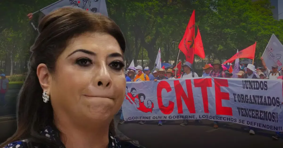 La jefa de Gobierno suspendió actividades para tratar la marcha programada por la CNTE.