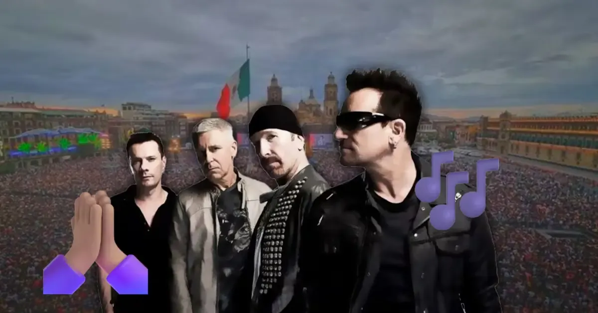 La jefa de Gobierno desea que U2 ofrezca un concierto gratuito en la icónica plaza.