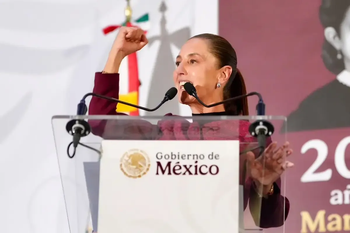 La Presidenta destacó obras y programas de bienestar en su visita a Puebla.