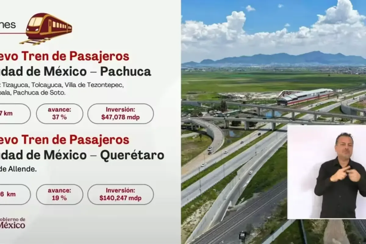 La nueva conexión ferroviaria reducirá los tiempos de traslado entre Hidalgo y Ciudad de México.