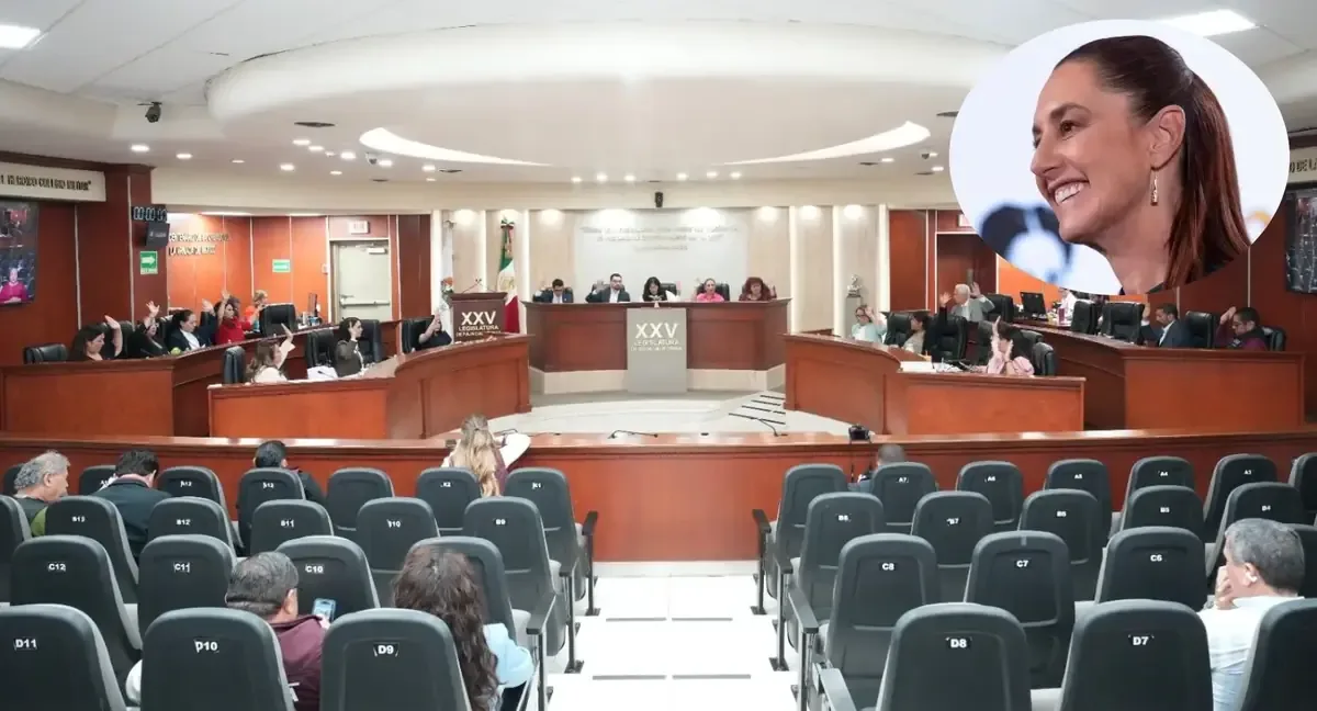 La presidenta celebra la reducción anticipada de 52 millones de pesos en el presupuesto estatal.