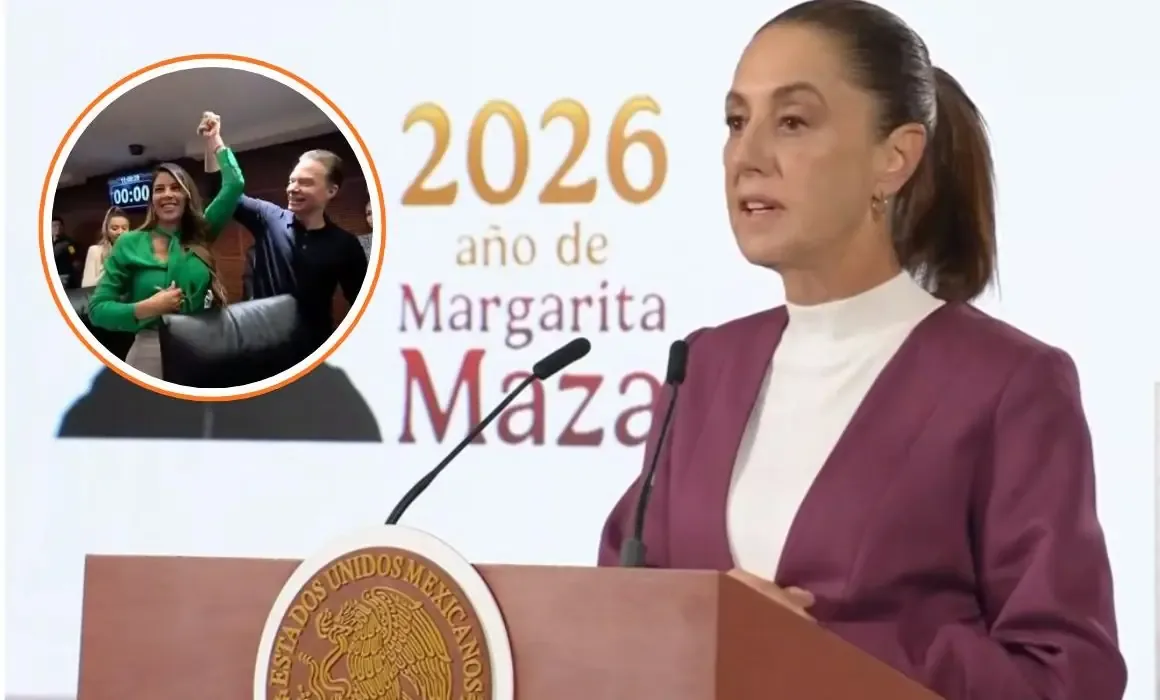 Claudia Sheinbaum critica la propuesta del PVEM sobre la sucesión familiar en la gubernatura.