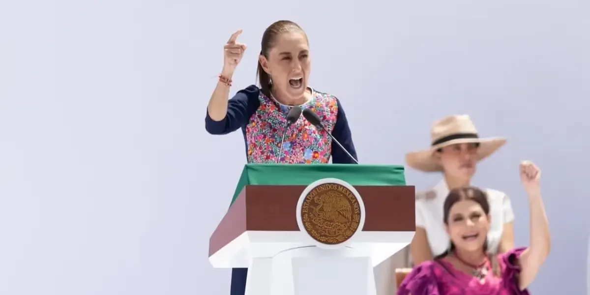 La presidenta mexicana asegura que solo el pueblo determina el futuro del país.