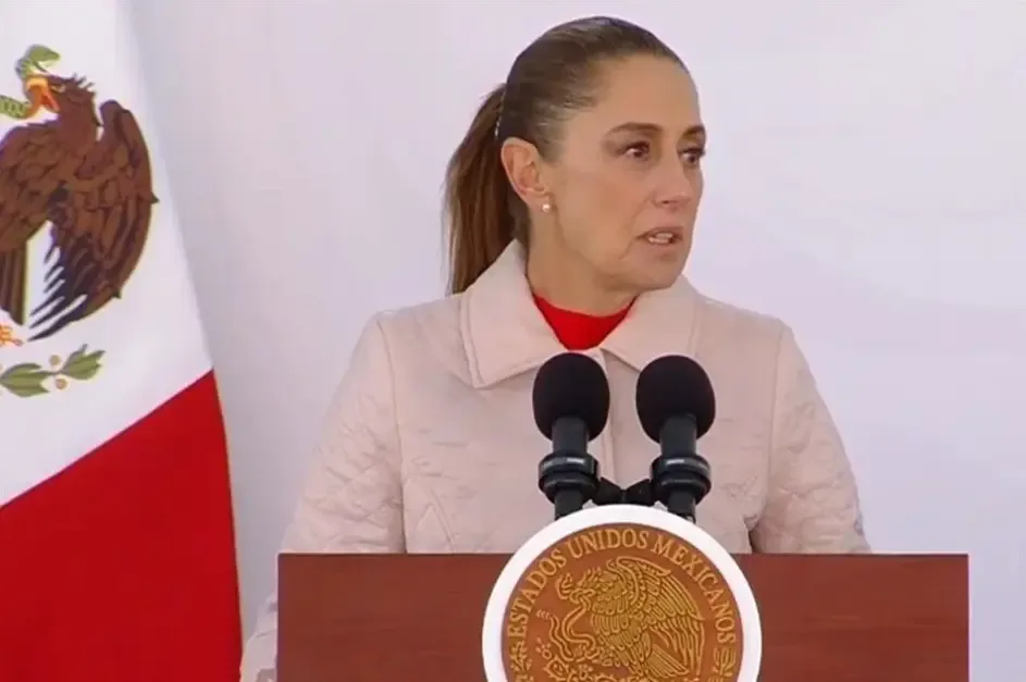Claudia Sheinbaum durante la conferencia de prensa en Morelia.
