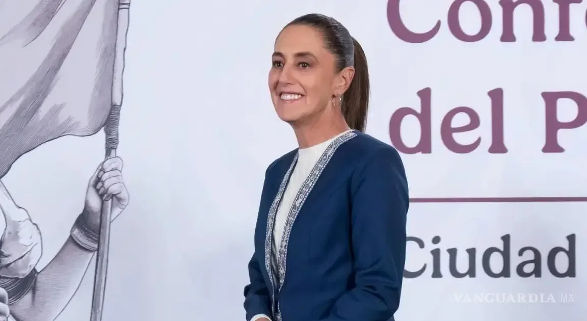 Claudia Sheinbaum durante la conferencia sobre seguridad en Sinaloa.