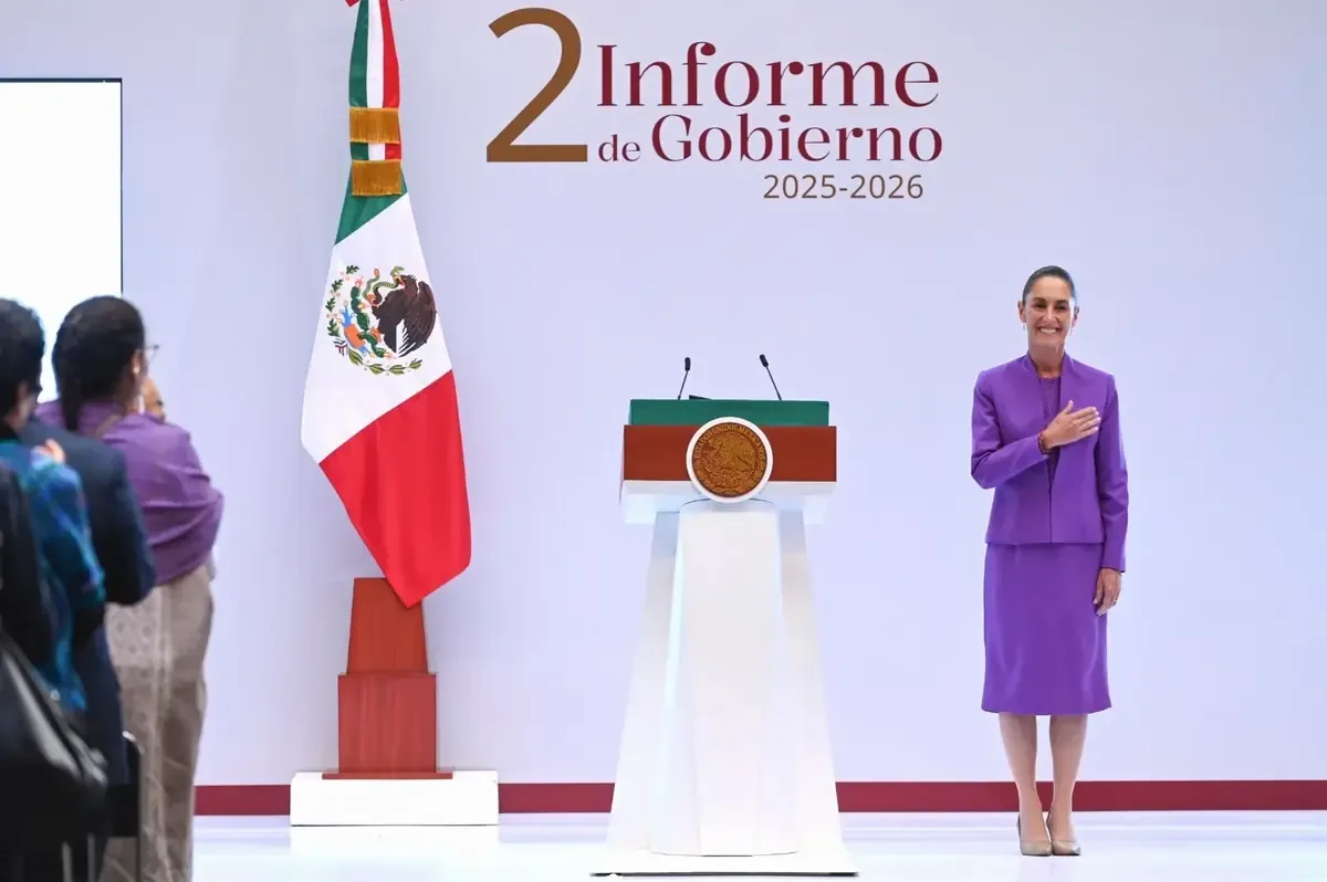 La presidenta aseguró que la economía mexicana se mantiene en crecimiento, con logros en inversión y estabilidad.