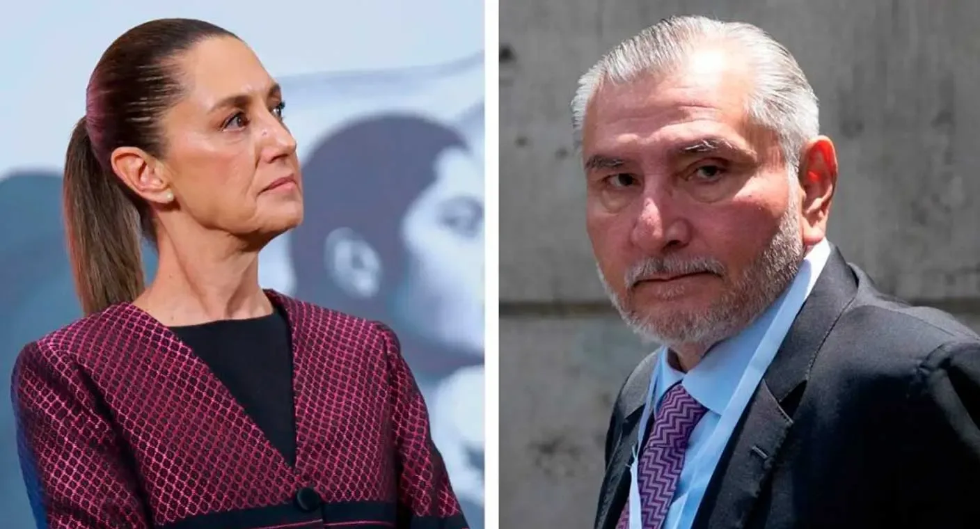 Claudia Sheinbaum Pardo durante la conferencia en Palacio Nacional.