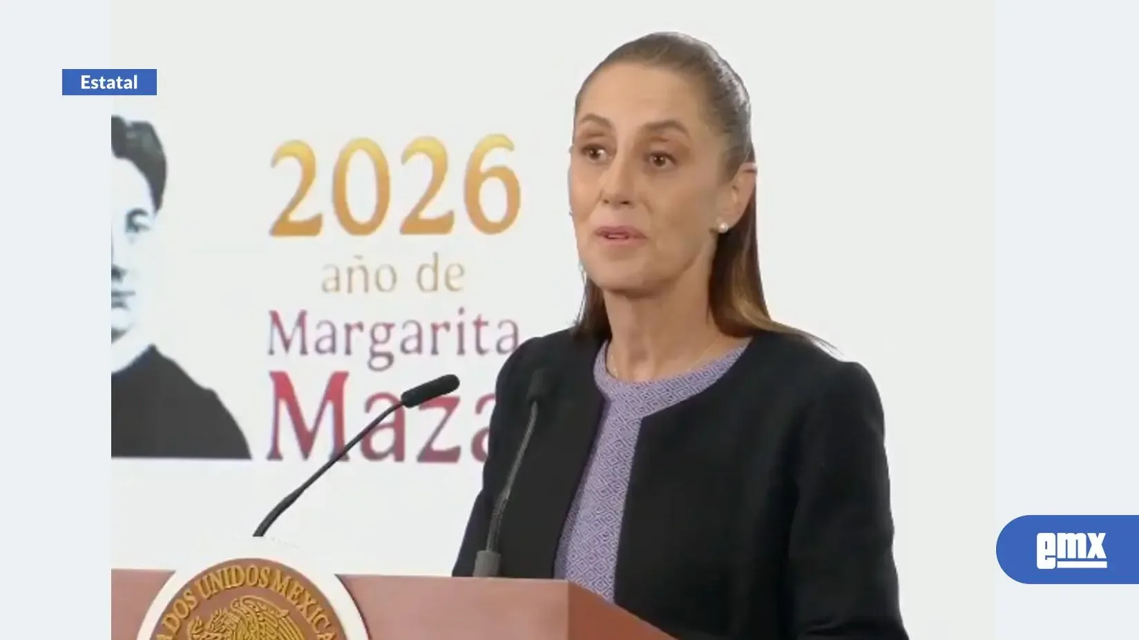 Claudia Sheinbaum Pardo durante su gira de trabajo por Baja California.