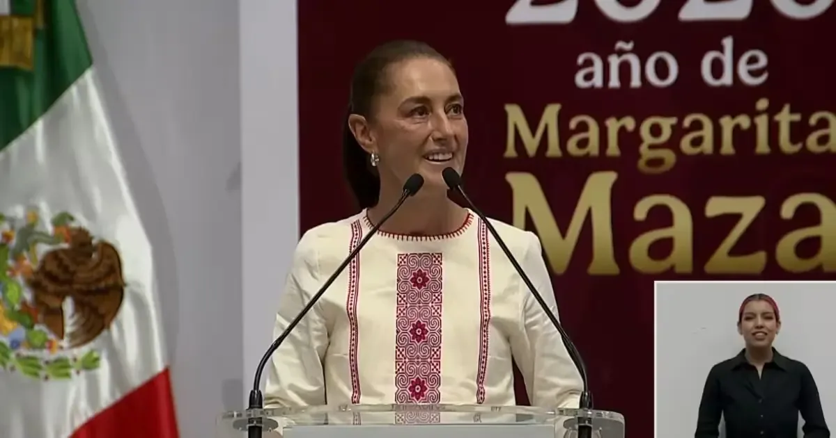 En su discurso, Claudia Sheinbaum destacó la importancia de los gobiernos de la Cuarta Transformación.