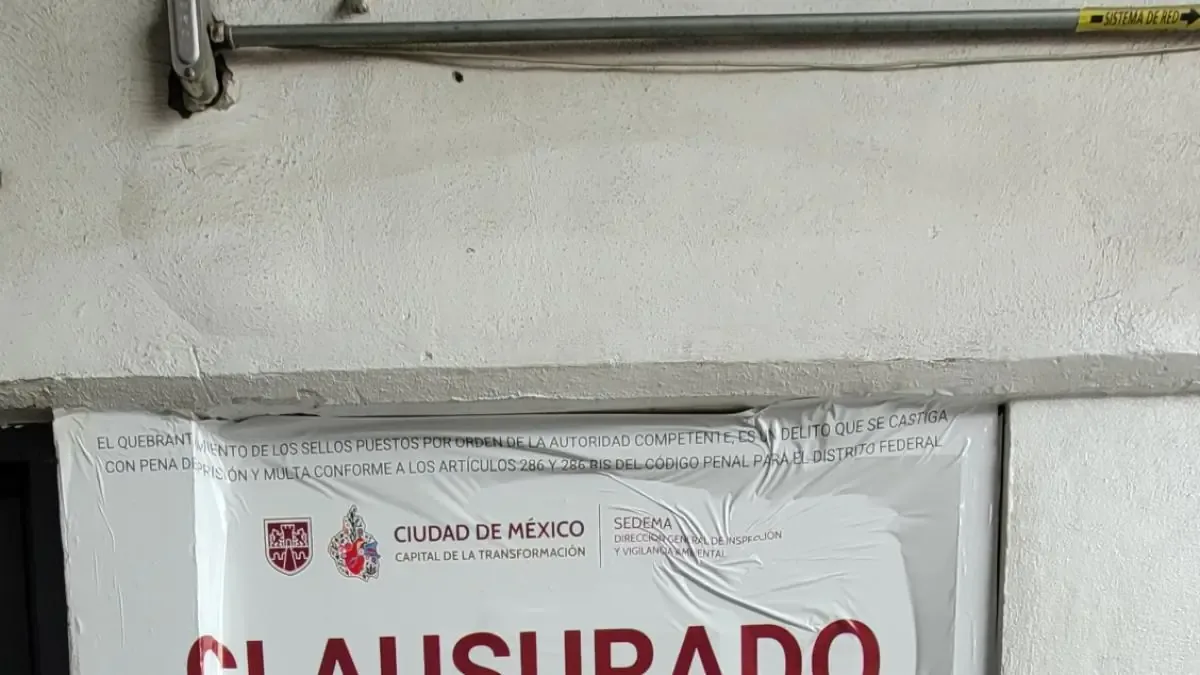 La clausura se realiza para asegurar la validez de certificados de verificación vehicular.