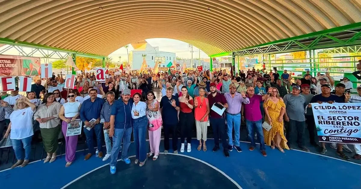 La asamblea informativa en Puerto Peñasco refuerza la continuidad de la Cuarta Transformación en Sonora.
