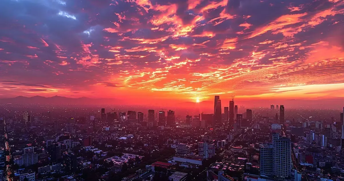 Con temperaturas de hasta 26 grados, se prevé probabilidad de lluvia en la capital mexicana.