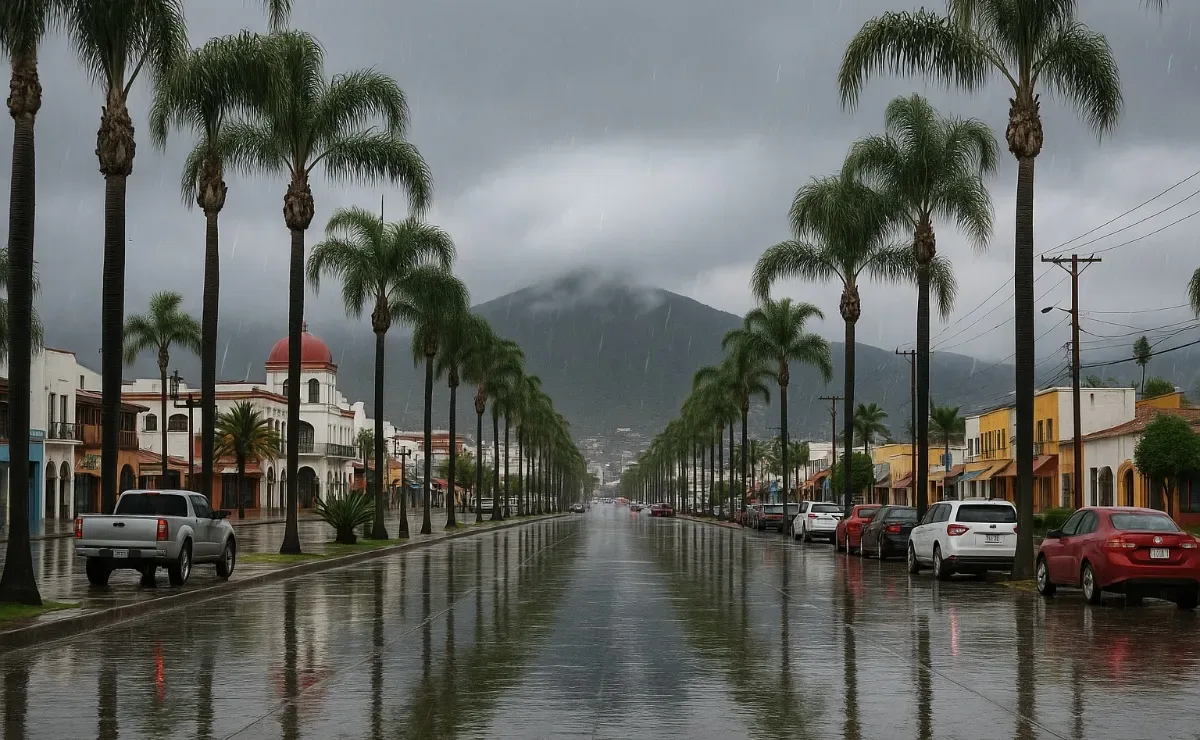 Clima en Ensenada: lluvias y frescura marcan el día.