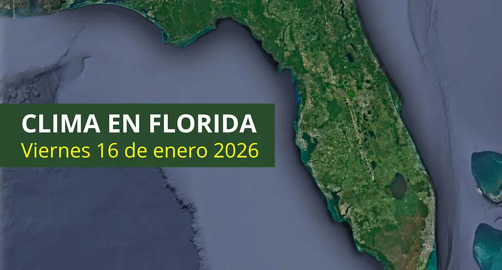 Clima extremo en Florida: heladas en el norte y calor en el sur.