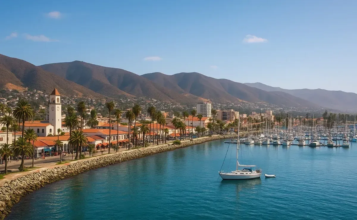 Clima soleado y cálido en Ensenada, ideal para actividades al aire libre.