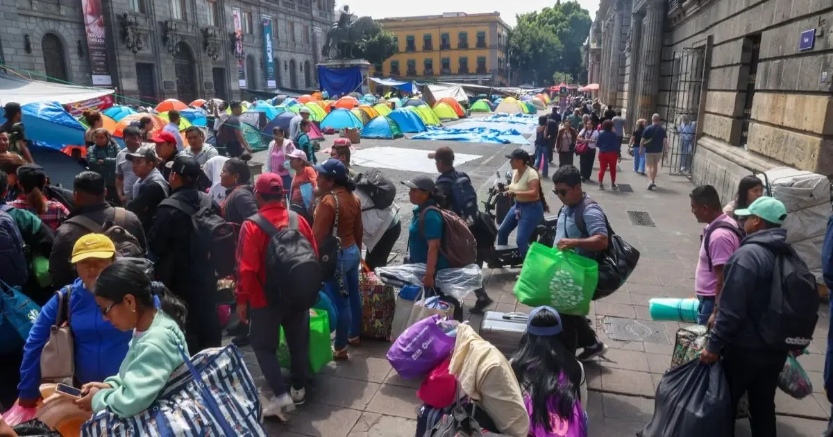 La huelga busca atención a demandas laborales en medio de caos vial en la CDMX.