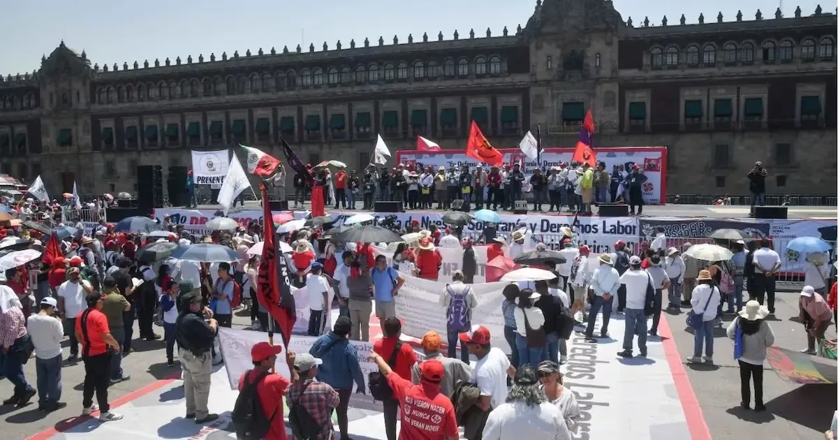 Este 15 de mayo, la CNTE lidera manifestaciones que afectarán circulación en la capital.