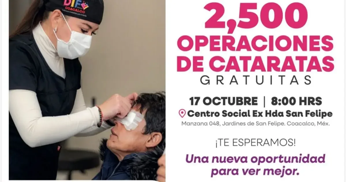 Esta iniciativa del DIF Coacalco busca mejorar la calidad de vida de quienes enfrentan problemas de visión.