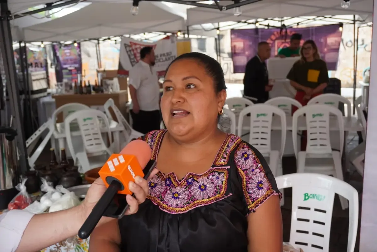 El paqués, un platillo ancestral purépecha, busca ser revivido por María Elena Reyes Remigio.