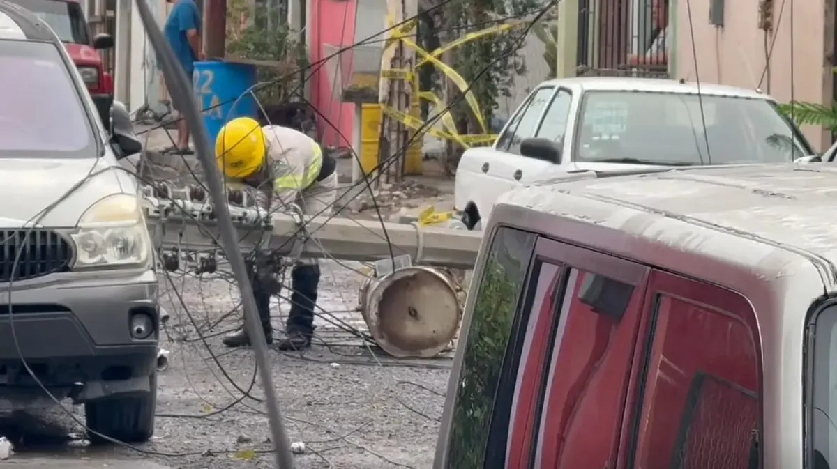 Lluvias intensas generan incidentes en la infraestructura eléctrica de la ciudad.