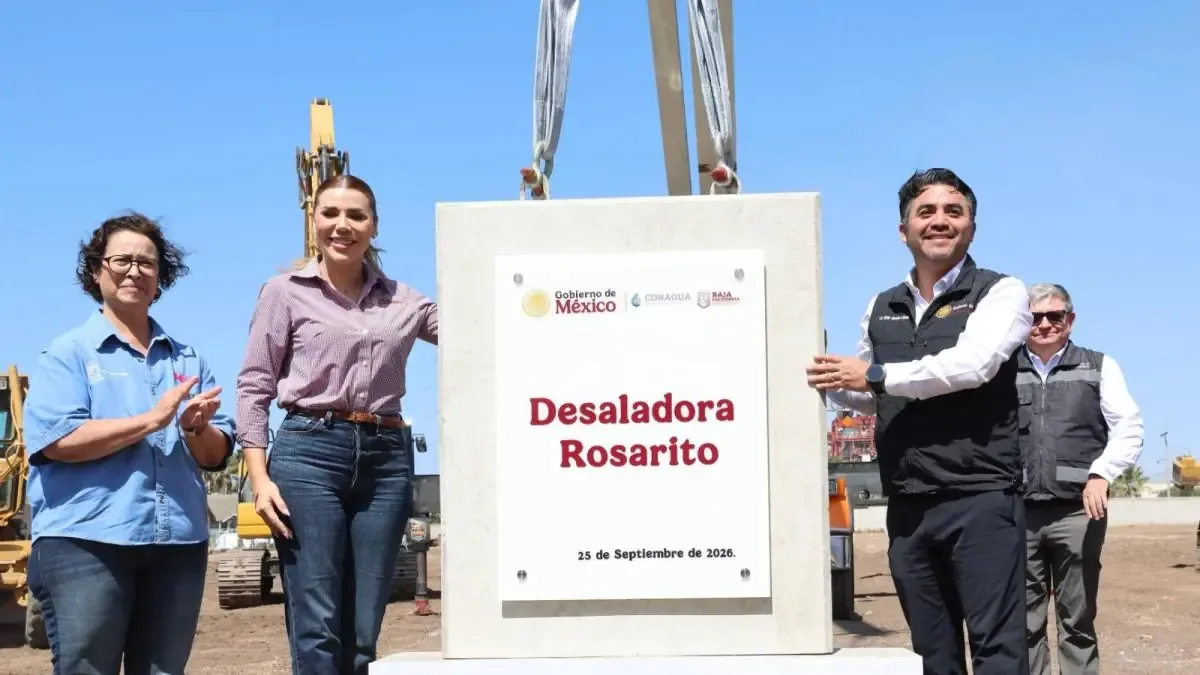 La nueva planta en Rosarito aumentará el suministro de agua a dos millones de habitantes y se espera concluir en 2029.