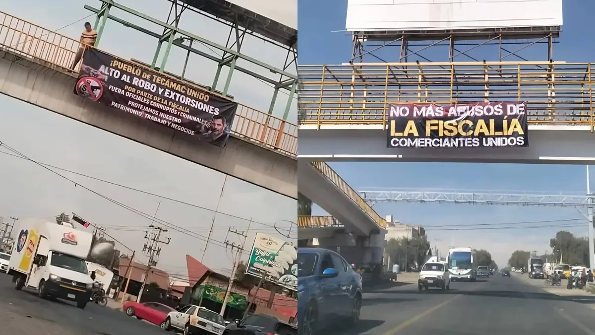 Comerciantes de Tecámac exigen frenar las extorsiones por parte de fiscales.