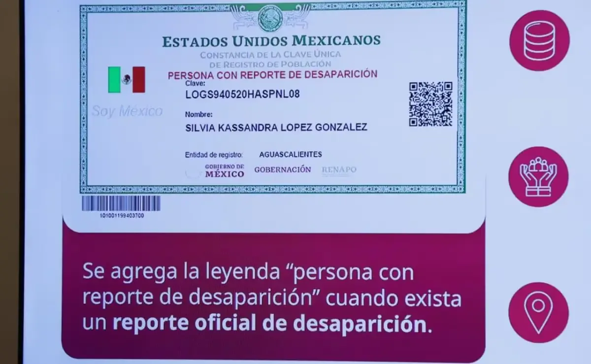 La leyenda "persona con reporte de desaparición" puede causar complicaciones en trámites si no se desactiva.