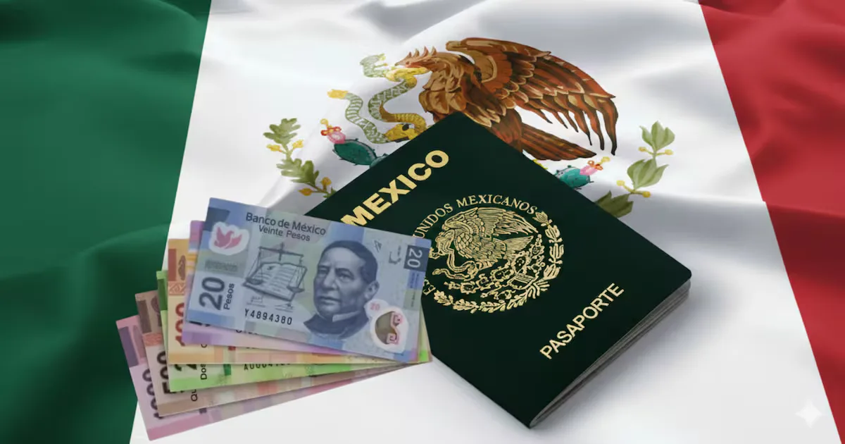 Comparativa de costos del pasaporte mexicano frente a otros países.